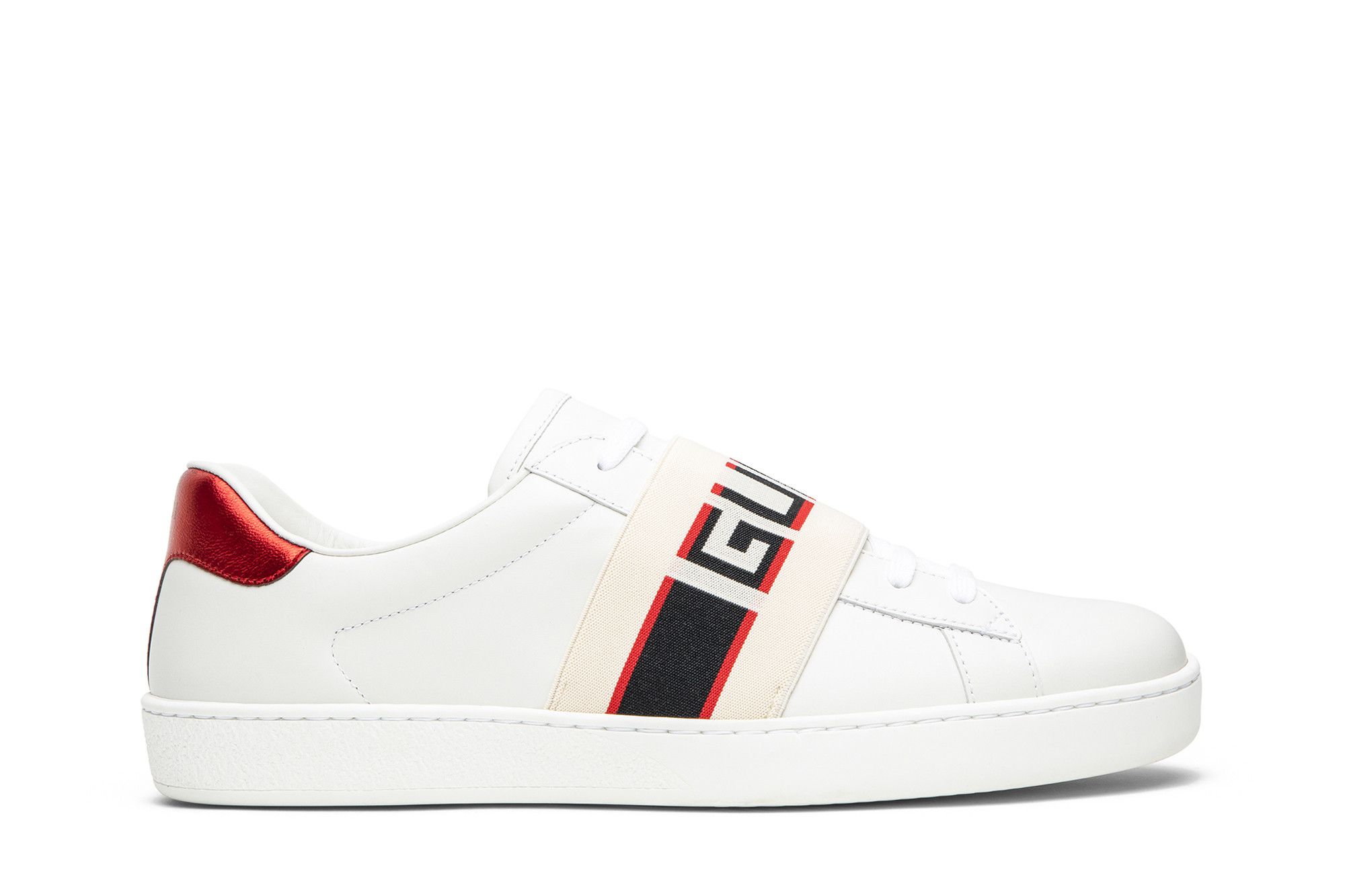 Red and white gucci shoes store