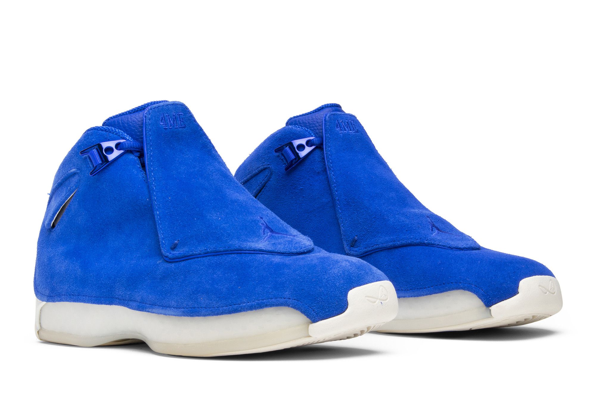 Buy Air Jordan 18 Retro Blue Suede AA2494 401 GOAT