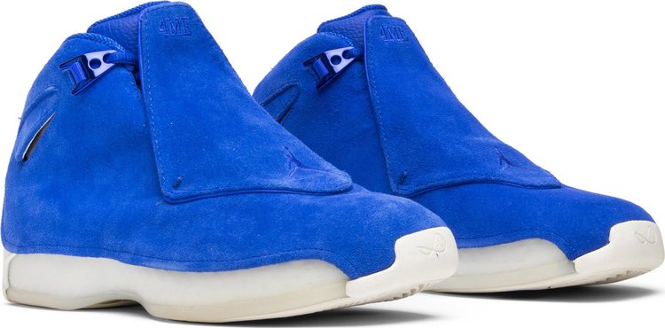 Air Jordan 18 Retro Blue Suede