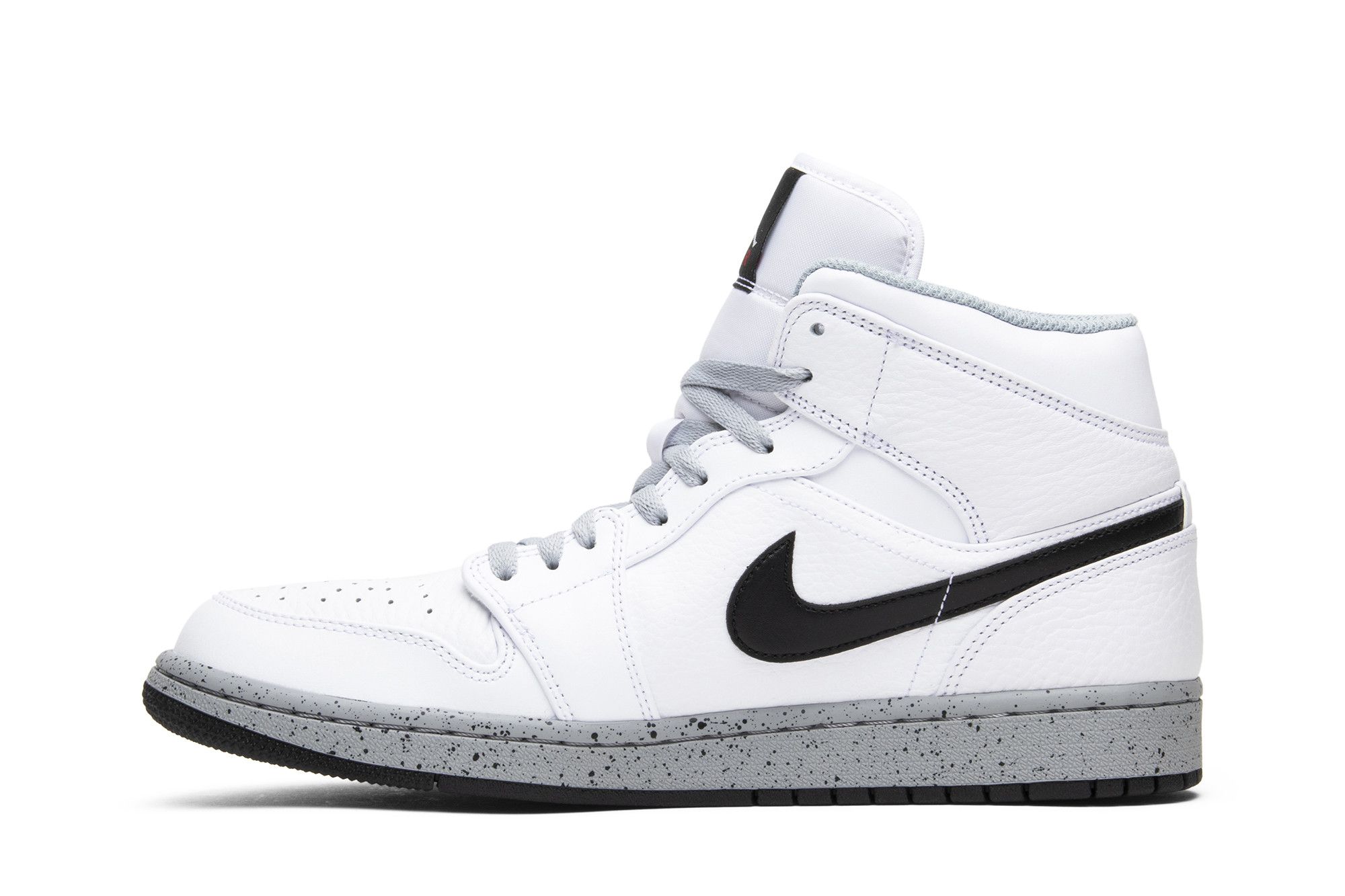 Buy Air Jordan 1 Mid White Cement 554724 115 GOAT