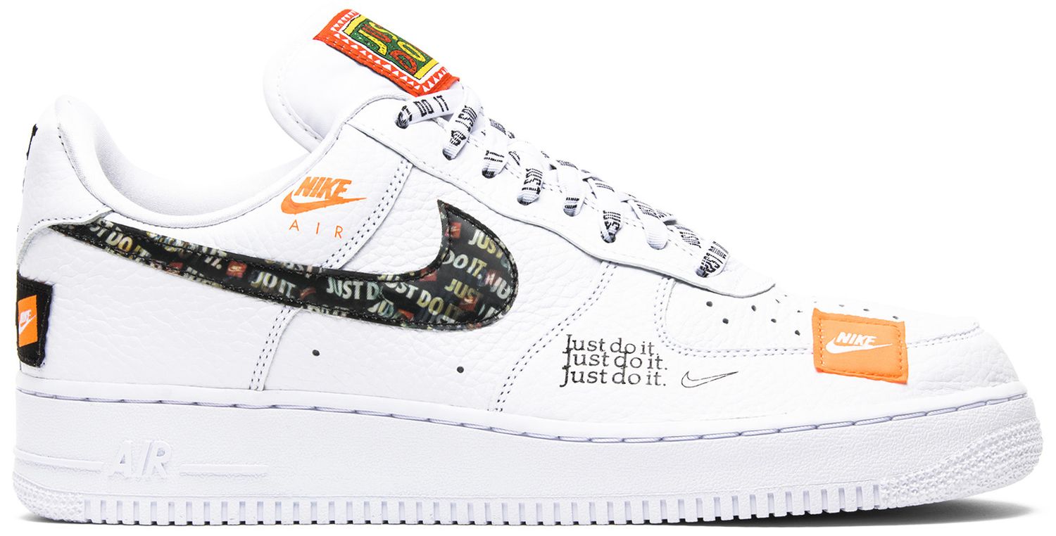 red just do it air force ones