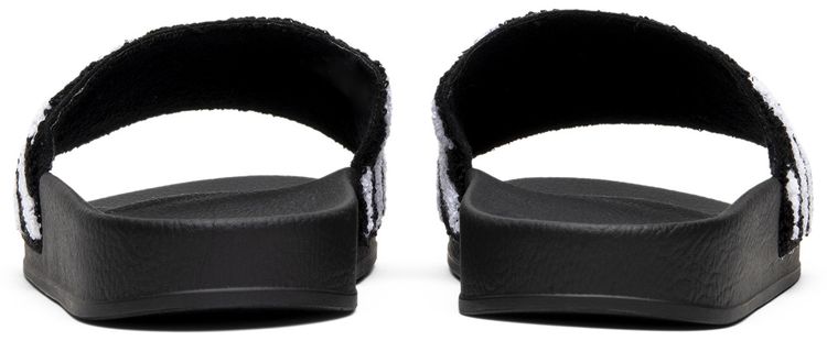 Off White Flyknit Slider Black White