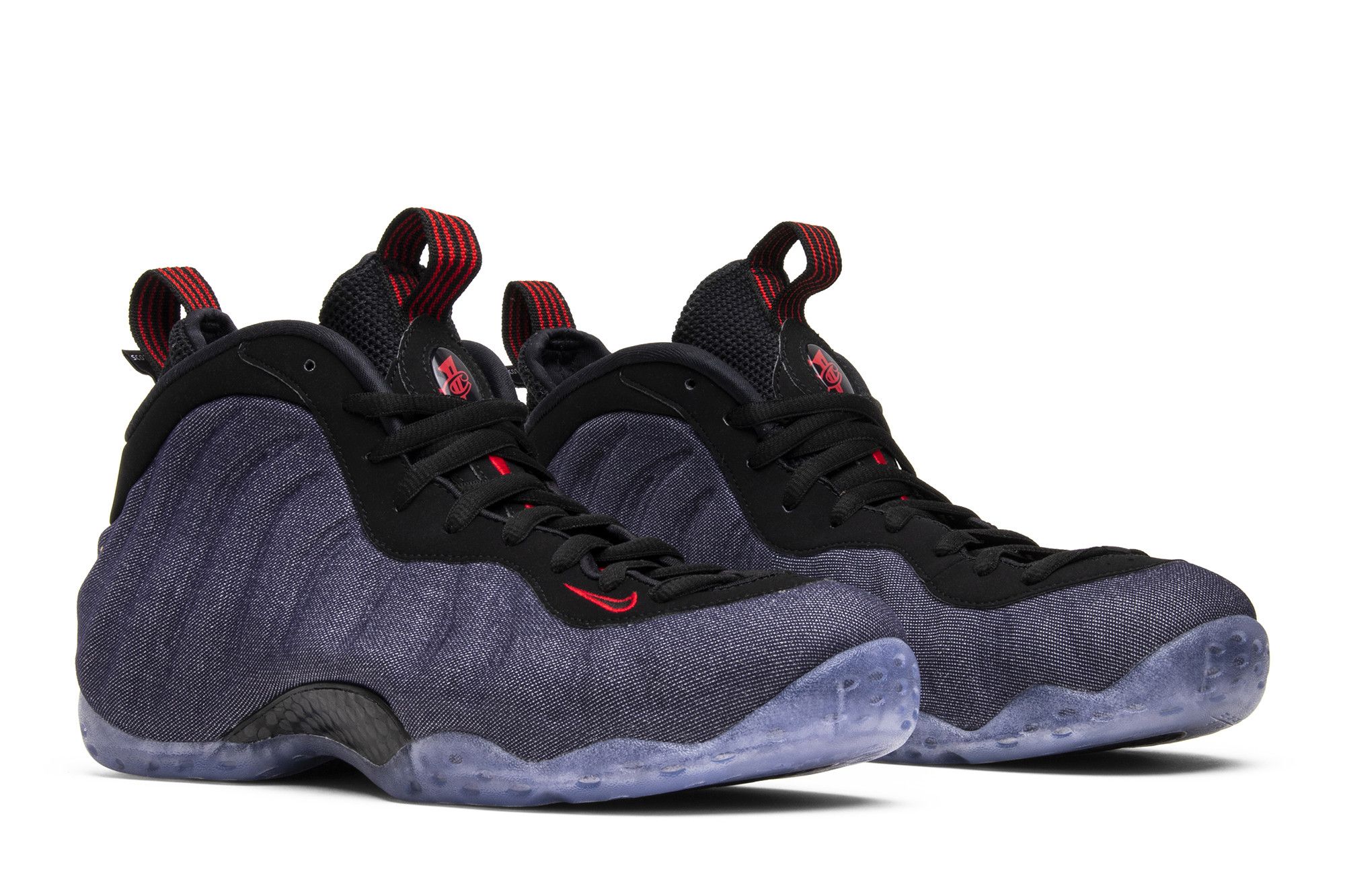 Nike foamposite denim top