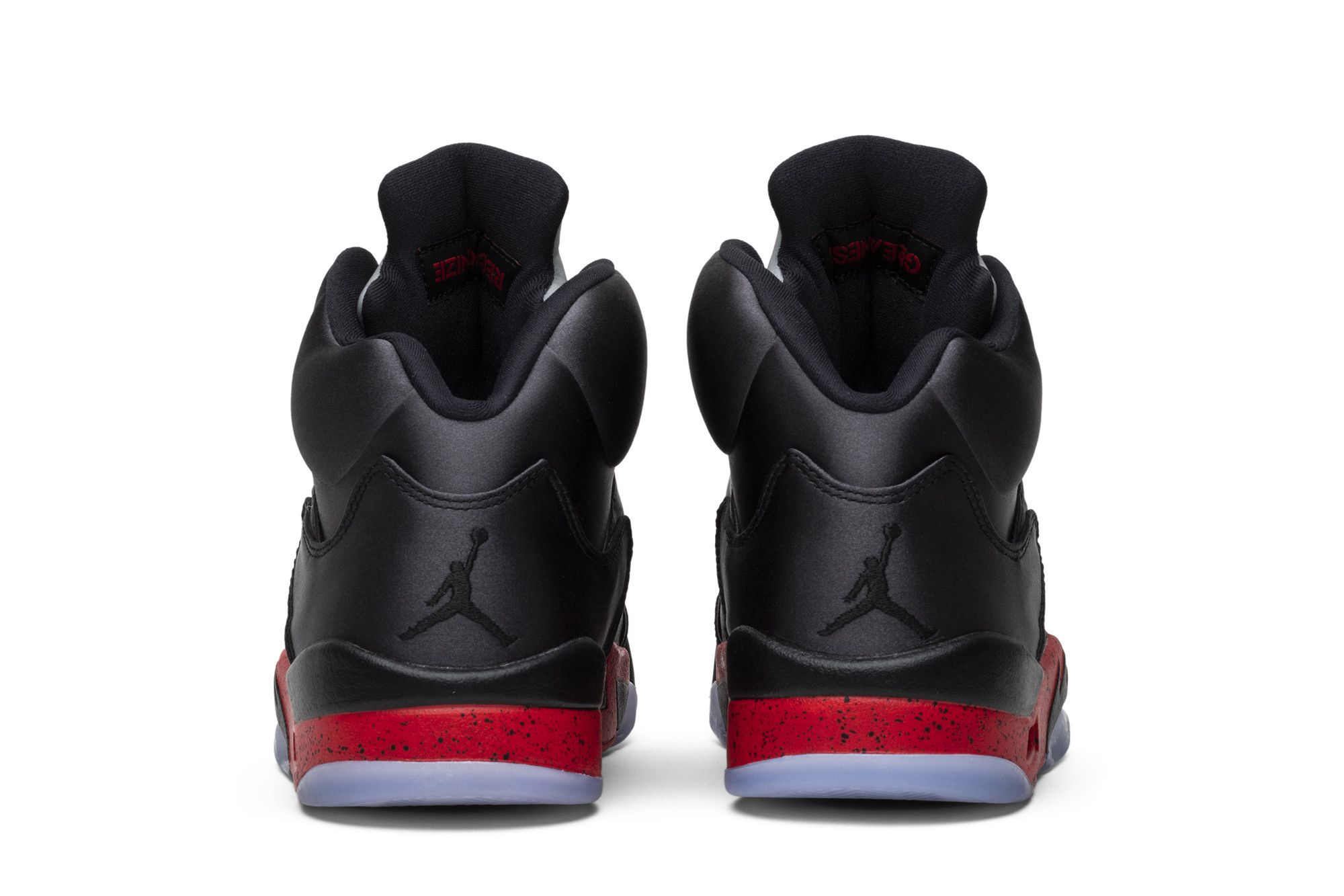 Air jordan 5 bred satin discount