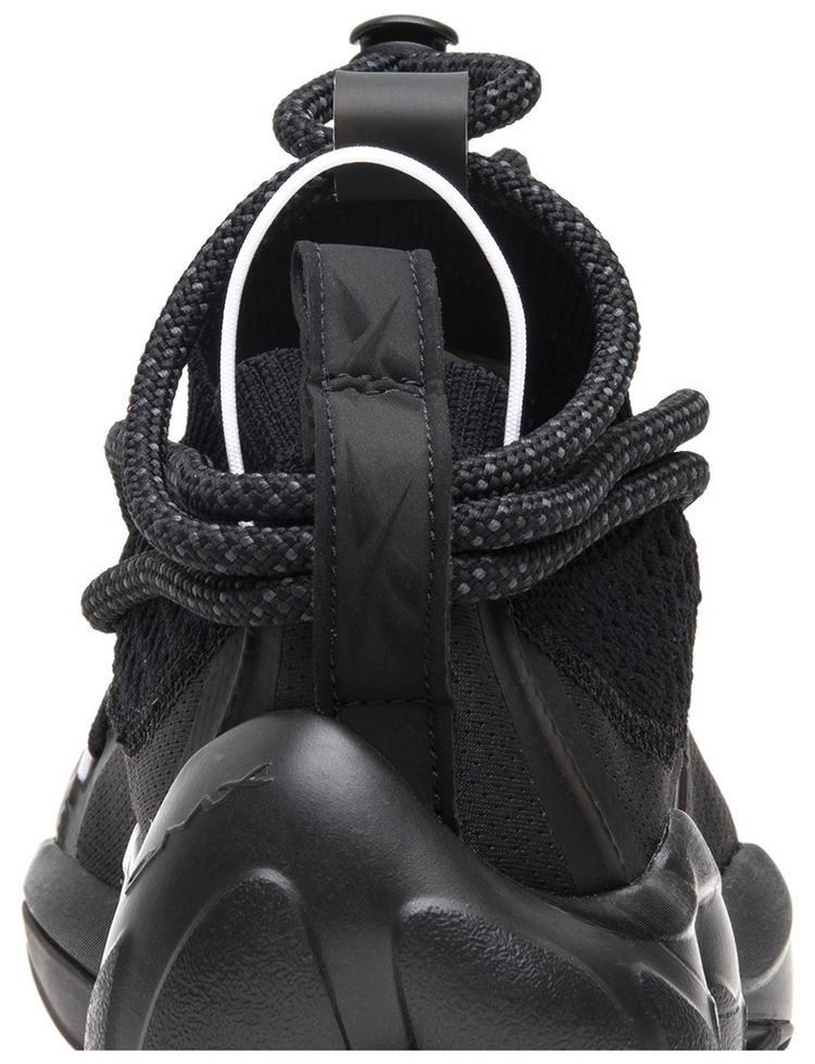 Pyer Moss x Reebok DMX Run Fusion Experiment Triple Black