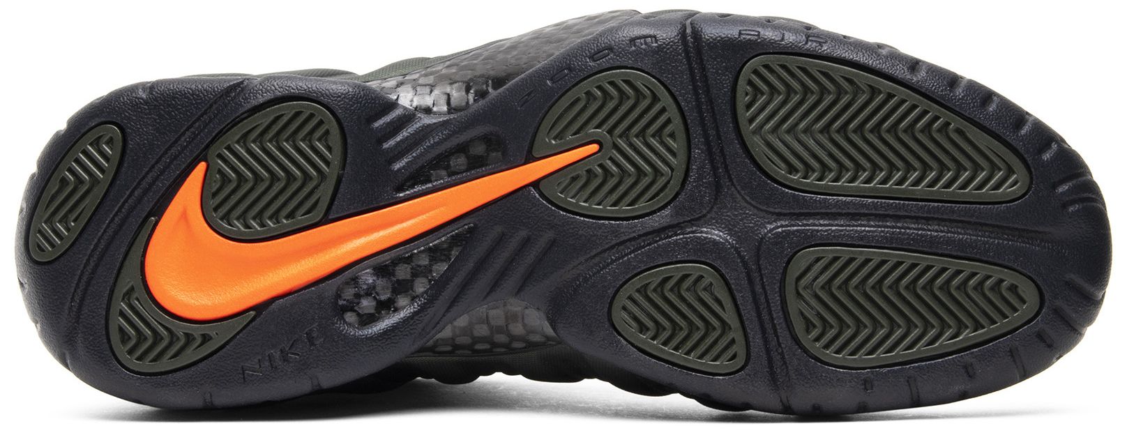foamposite pro sequoia black team orange