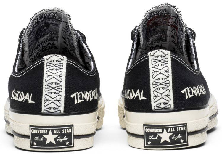 Suicidal Tendencies x Converse Chuck 70 OX Black White