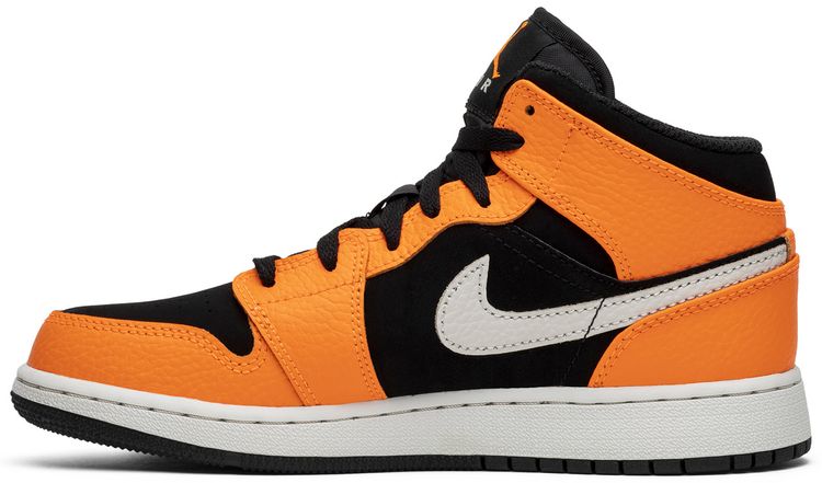Air Jordan 1 Retro Mid GS Orange Black