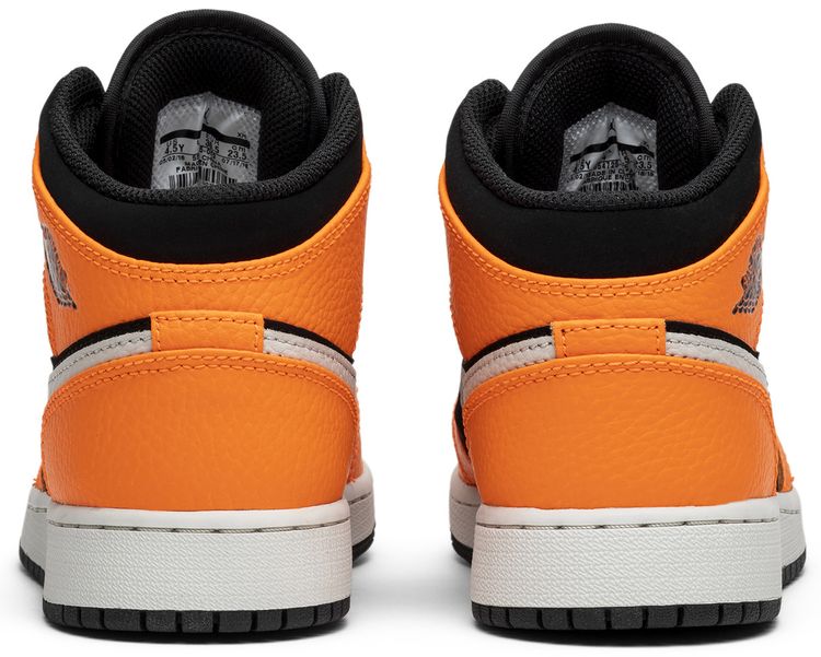 Air Jordan 1 Retro Mid GS Orange Black