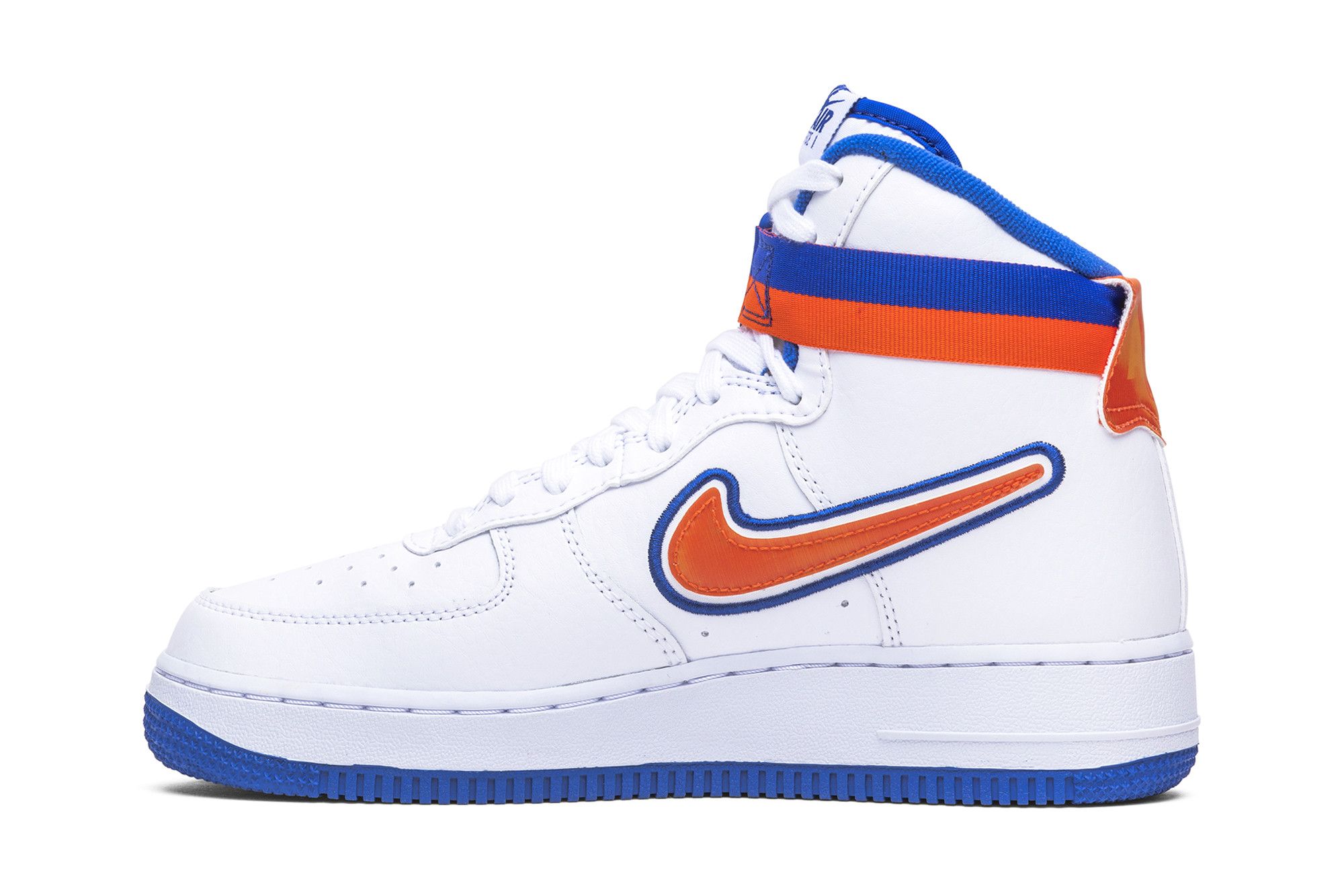 Nike air force 1 high knicks sales