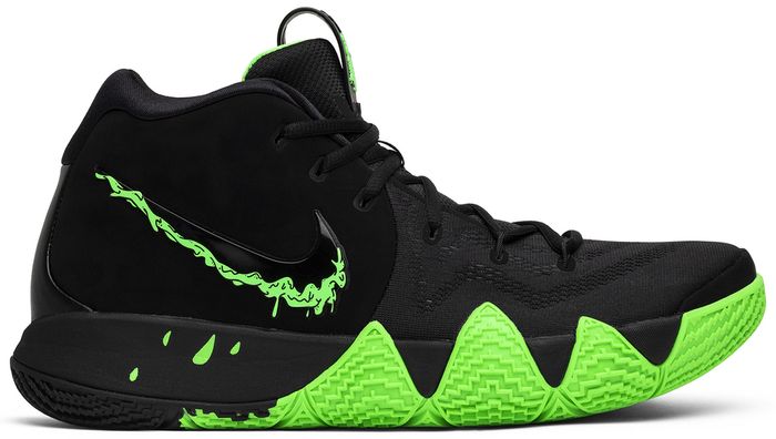 grey and green kyrie 4