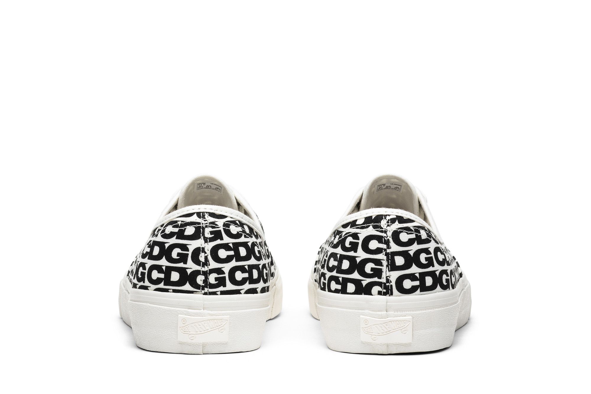Buy Comme des Garçons x Vans Authentic 'CDG Print - Black White