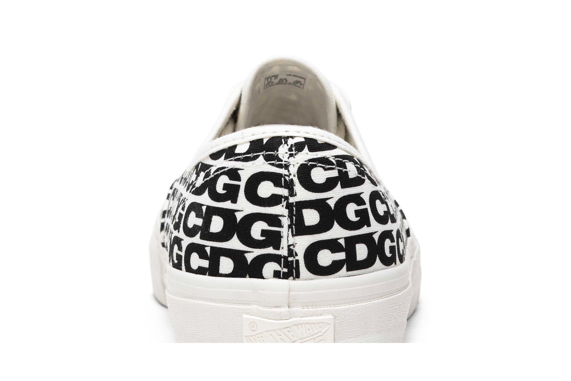 Buy Comme des Garçons x Vans Authentic 'CDG Print - Black White