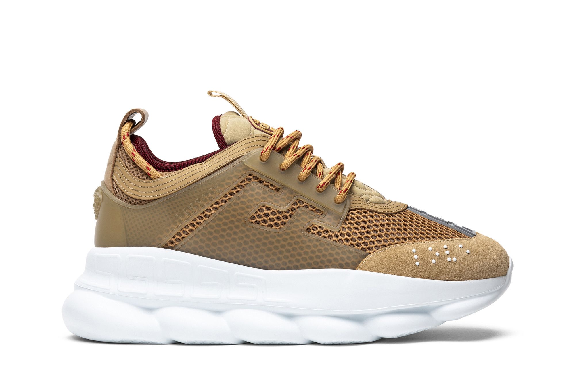 Size 7.0 Versace Chain Reaction Indian Tan