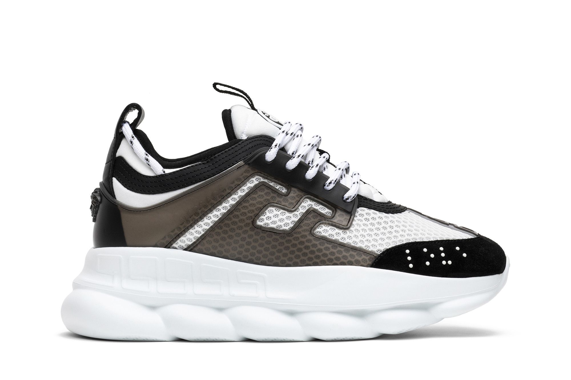 White chain reaction sneakers sales