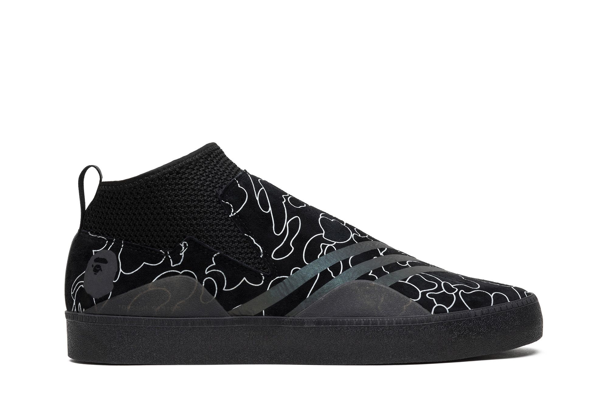 Adidas A Bathing Ape x 3ST.002 Core Black