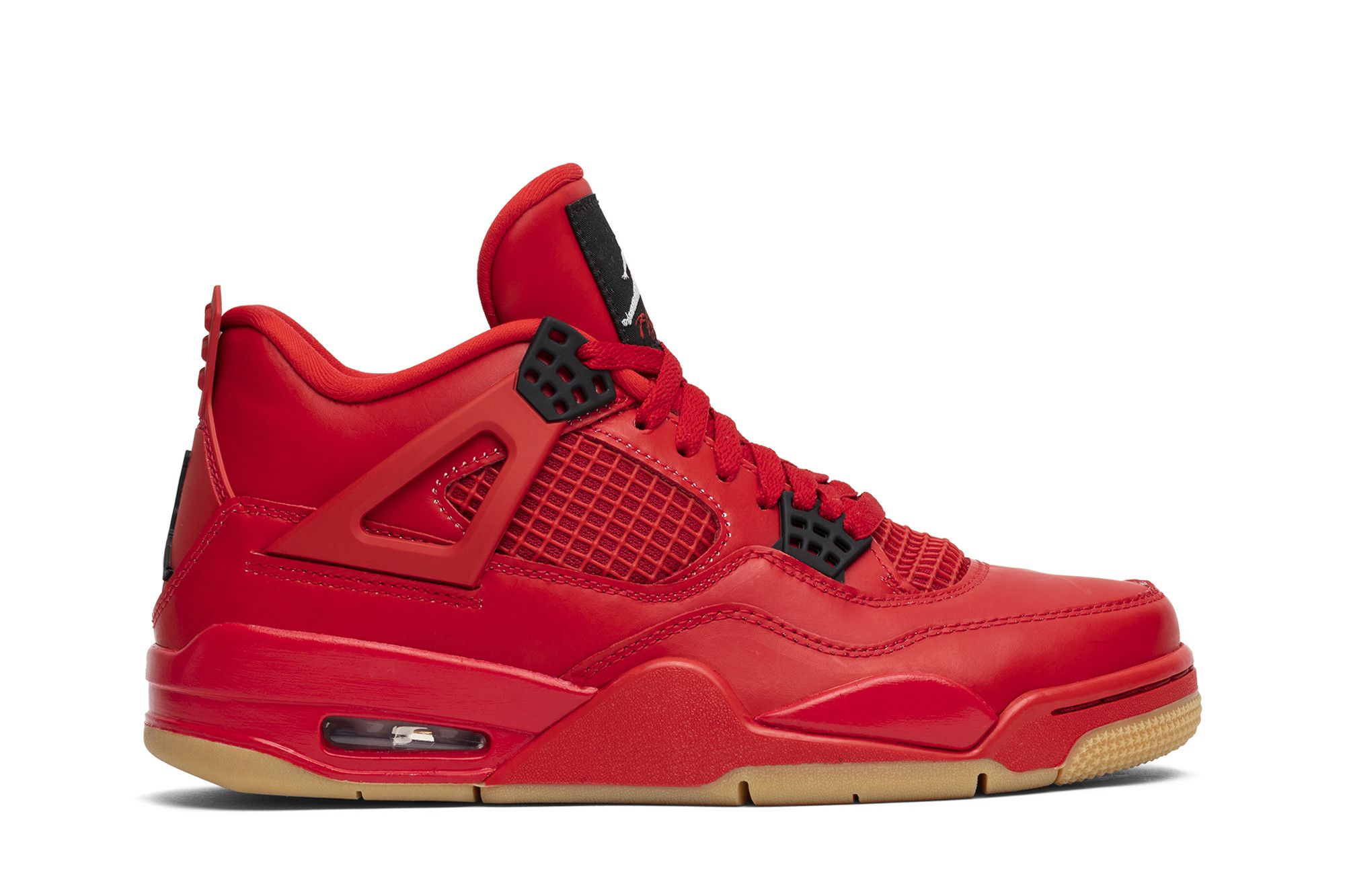 all red jordan 4's