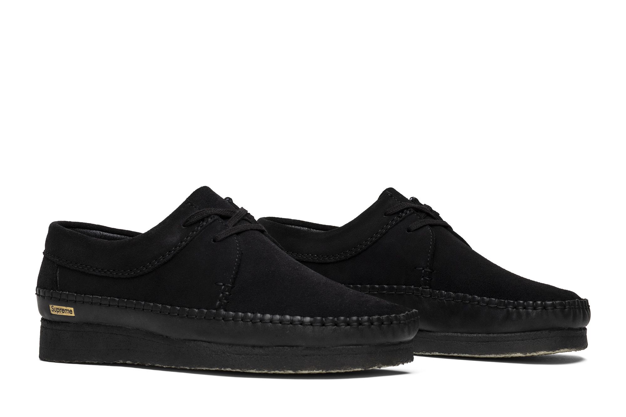 Buy Supreme x Clarks Weaver 'Black' - 261 37169 | GOAT