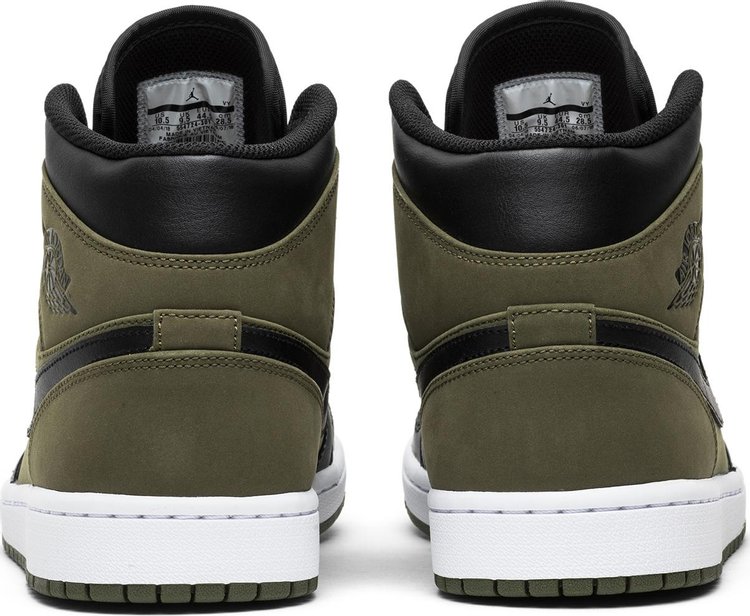 Air Jordan 1 Mid Olive Canvas