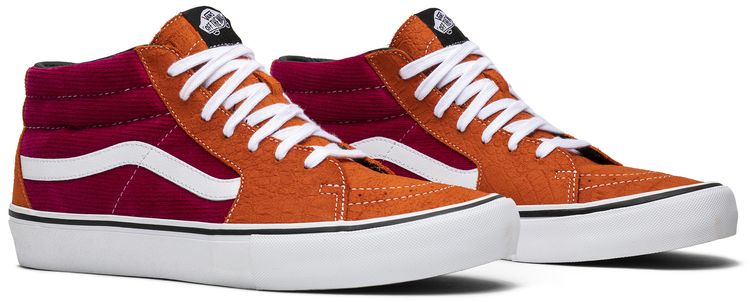 Supreme x Vans Sk8 Mid Pro Corduroy Croc