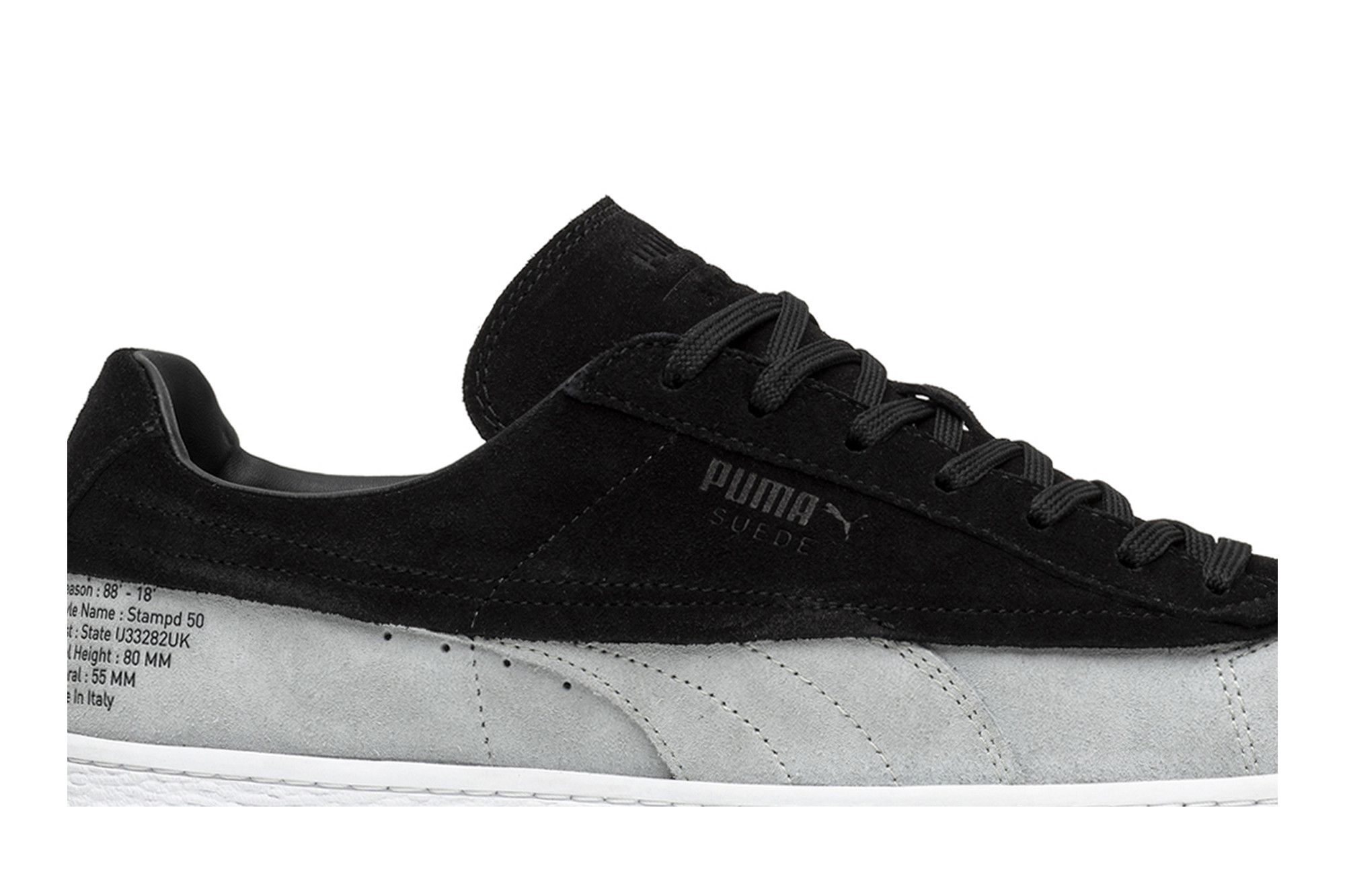 Buy Stampd x Suede Classic White Black 366327 01 GOAT