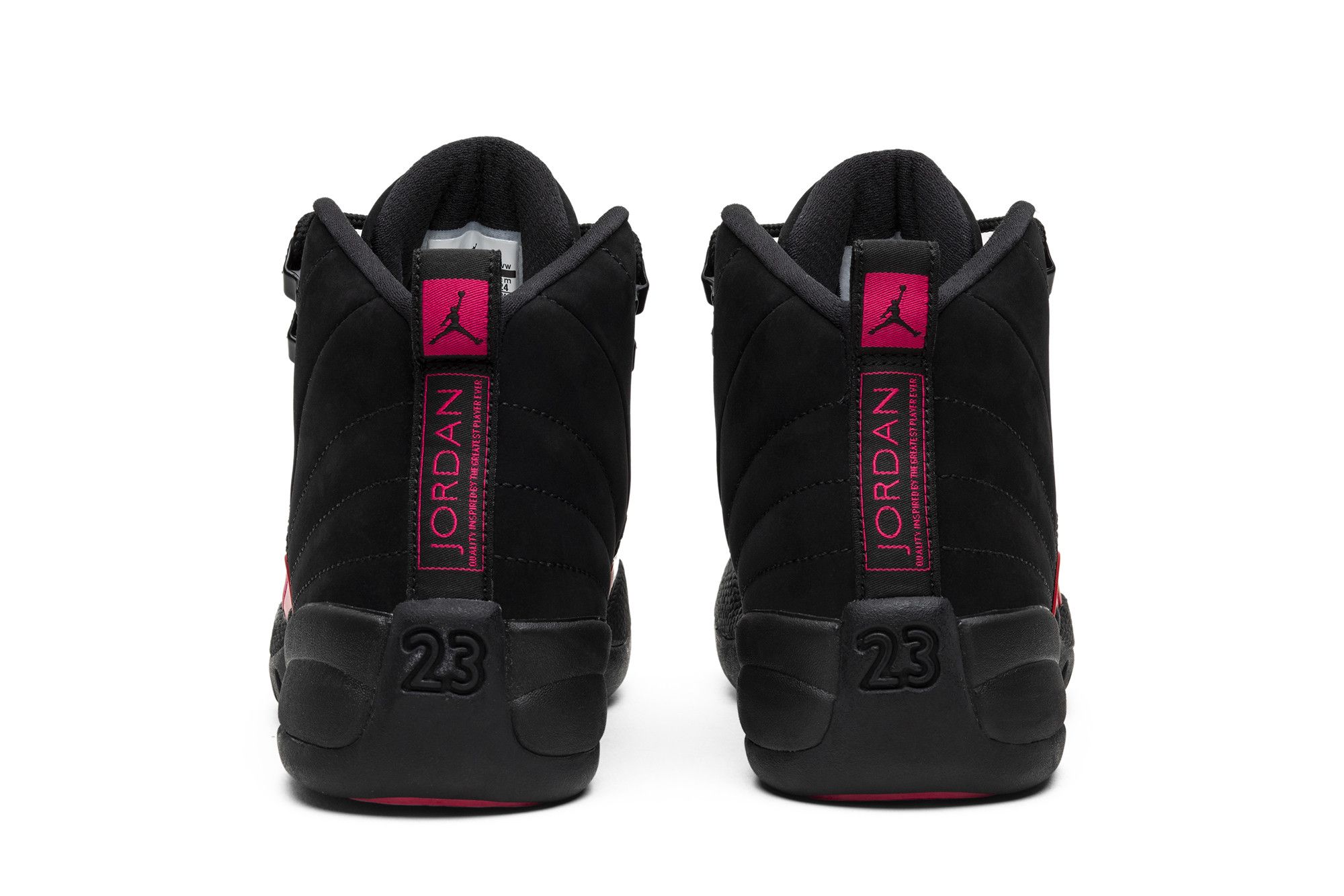 Black rush pink 12s new arrivals