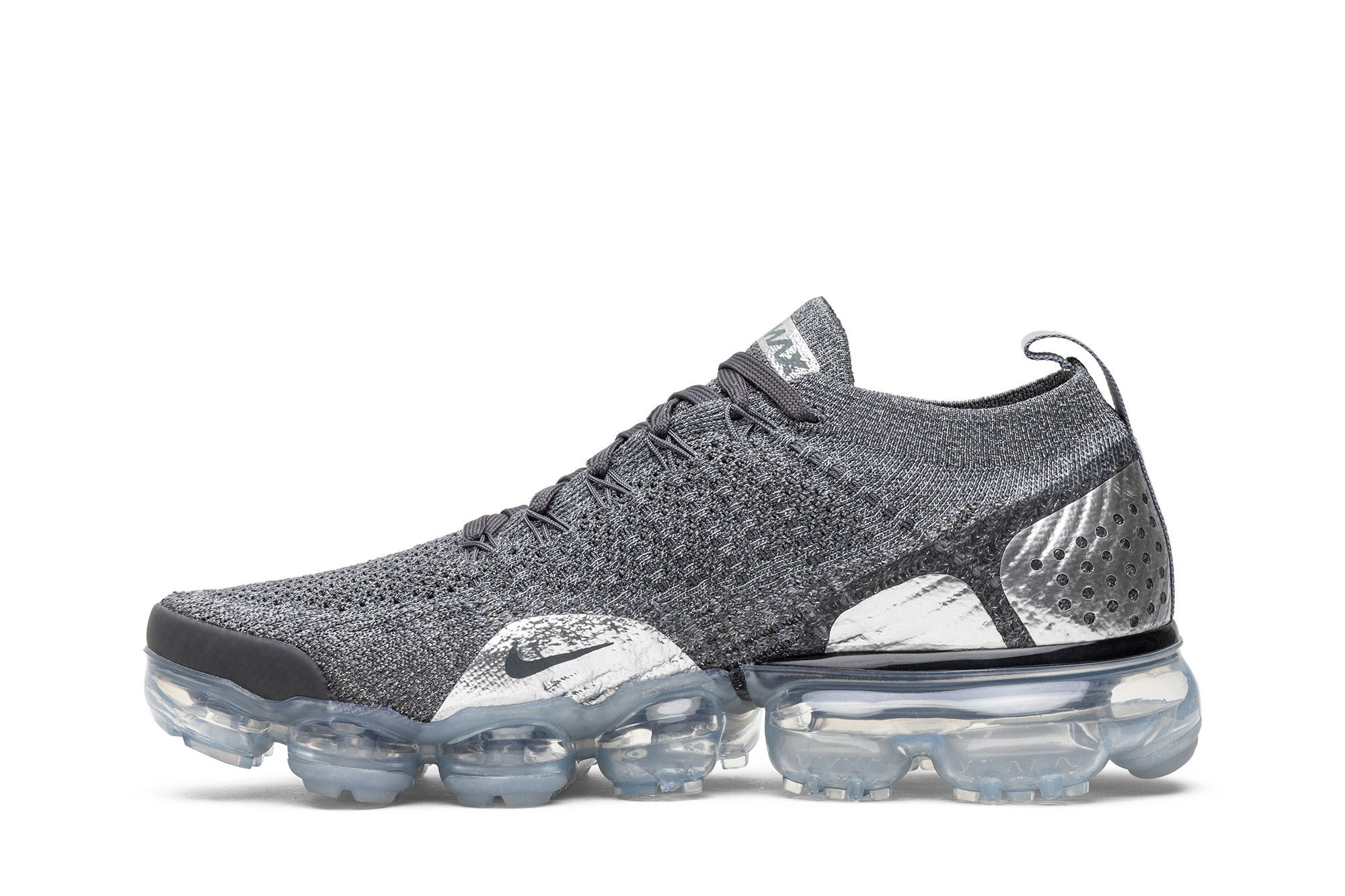 Size 10.0 Air VaporMax Flyknit 2 Chrome