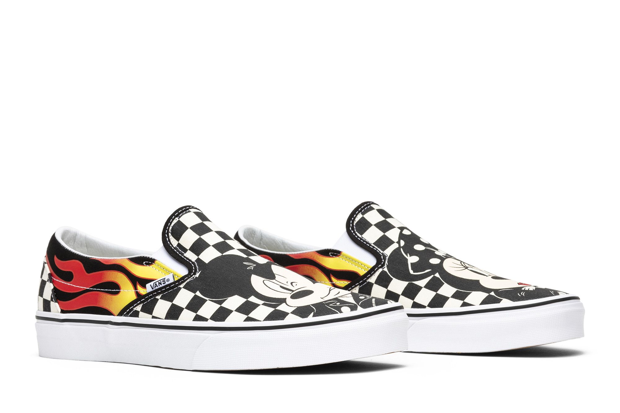 Mickey and minnie flame swifferlike vans