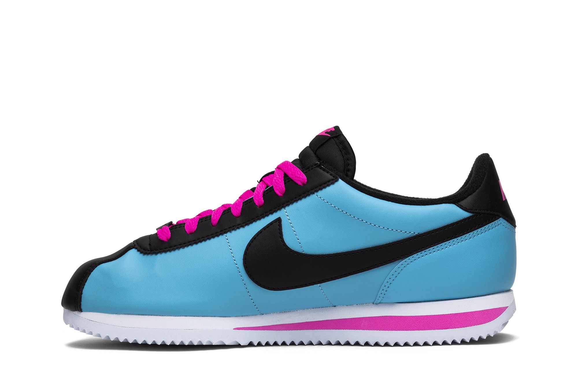 Pink and blue nike cortez cheap