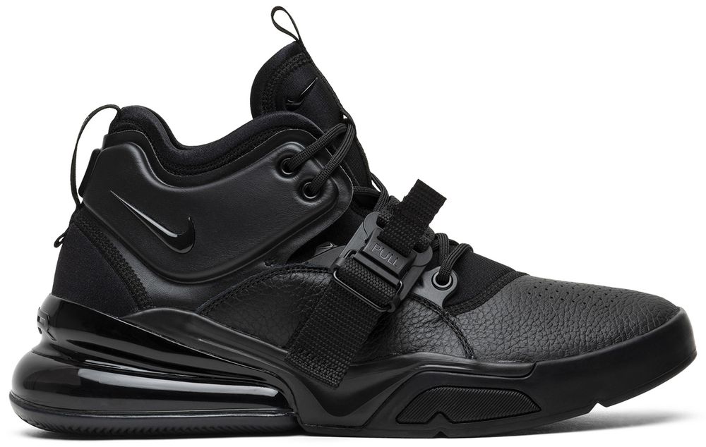 black suede air force 270 high top