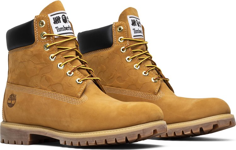 A Bathing Ape x Undefeated x 6 Inch Wheat