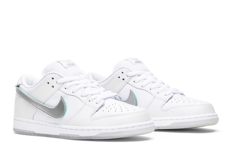 Buy Nike Diamond Supply x Dunk Low Pro SB 'White Diamond