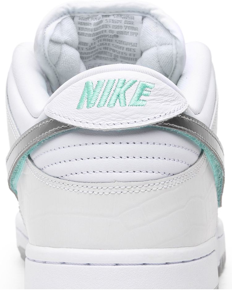 Diamond Supply Co x Dunk Low Pro SB White Diamond