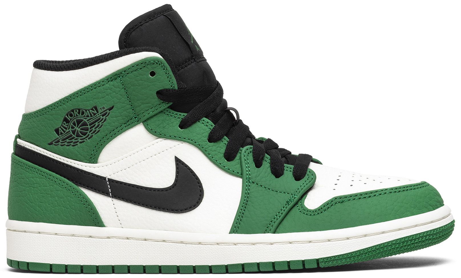 air jordan 1 mid pine green price