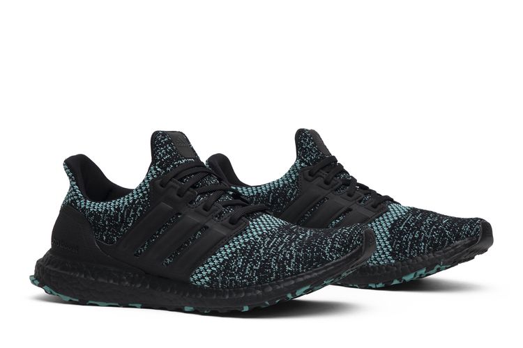 adidas Ultraboost Shoes - Men's - Core Black / True Green / Gold - 9.5