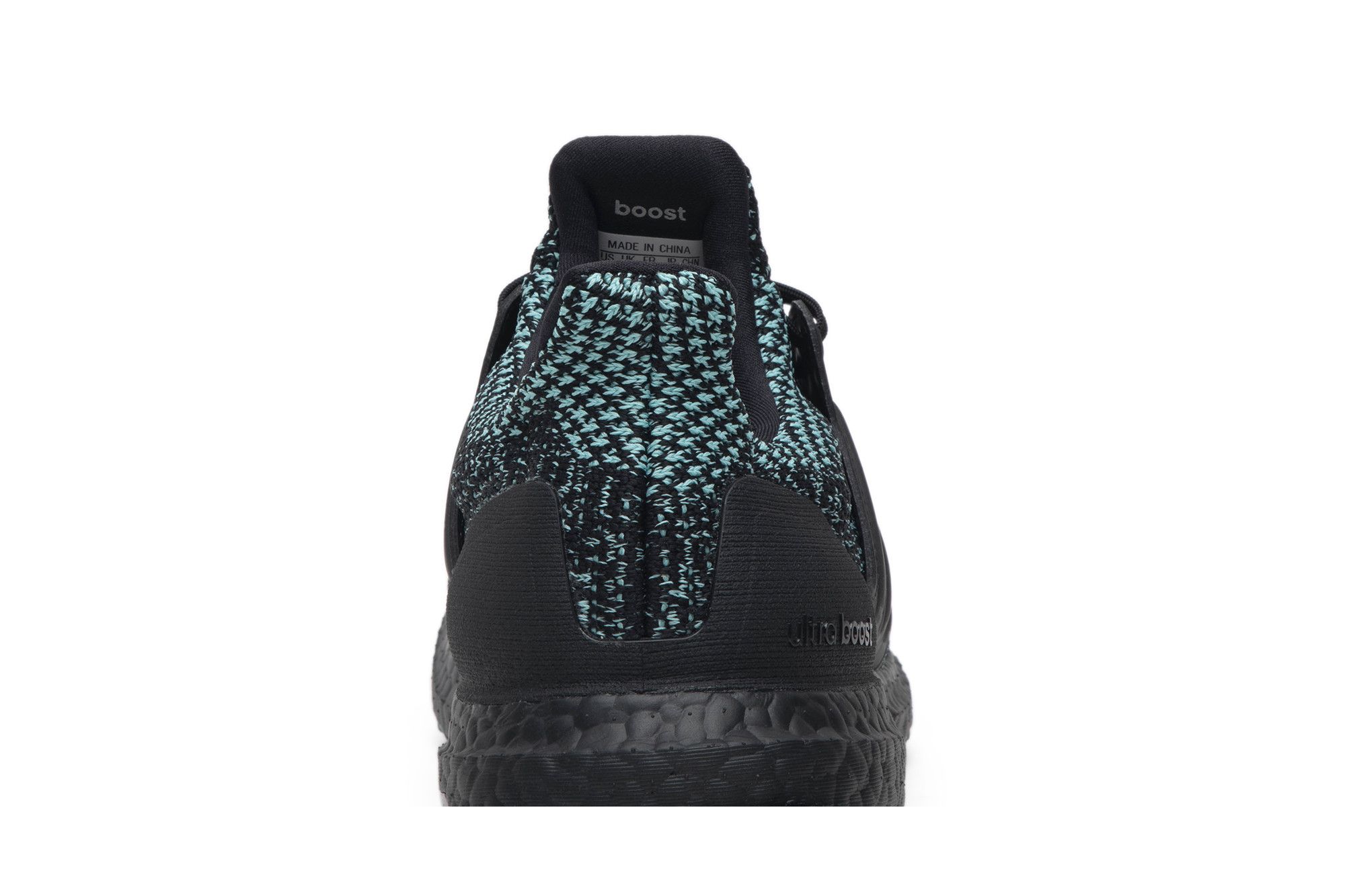 Adidas ultra boost black true green store