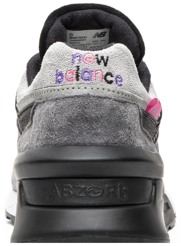 New Balance Kith x United Arrows  Sons x 997S Fusion Grey Black Pink