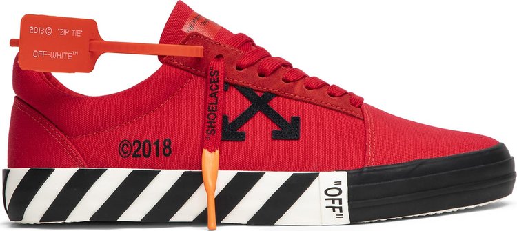 Buy Off-White Vulc Low Top 'Red' - OMIA085R198000 162000 | GOAT