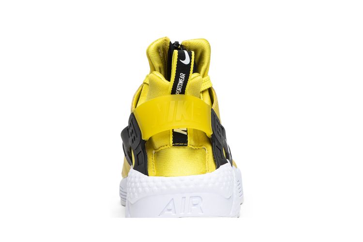 Nike Air Huarache Zip Citron Yellow Shoes Mens Size 8 / Womens 9.5 BQ6164-700 Size 9.5 - Nike Air Huarache Zip Bright Citron for sale  main image 4