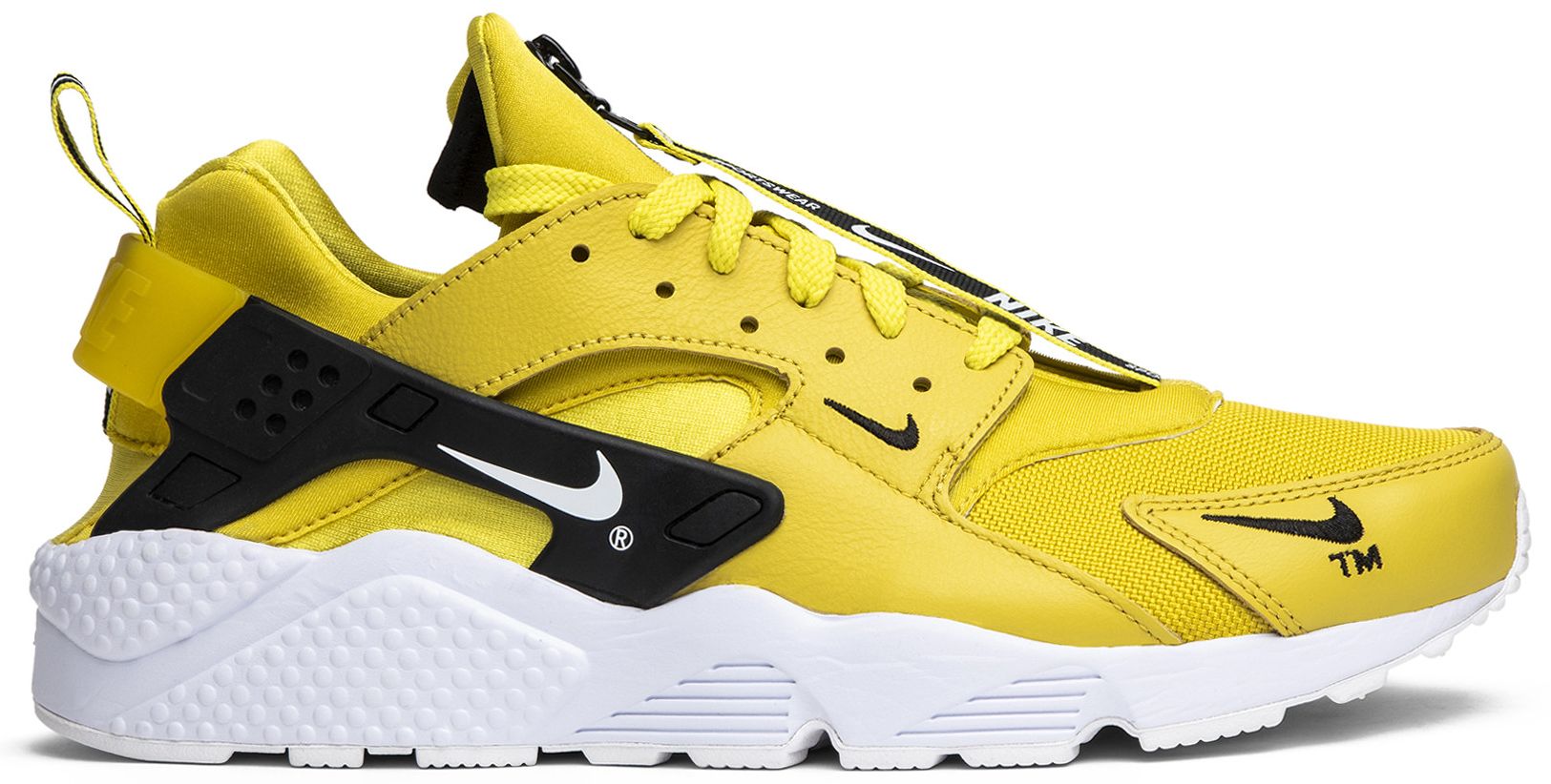 huarache yellow zip