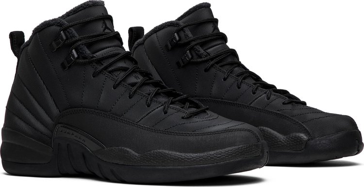 Air Jordan 12 Retro Winterized GS Triple Black