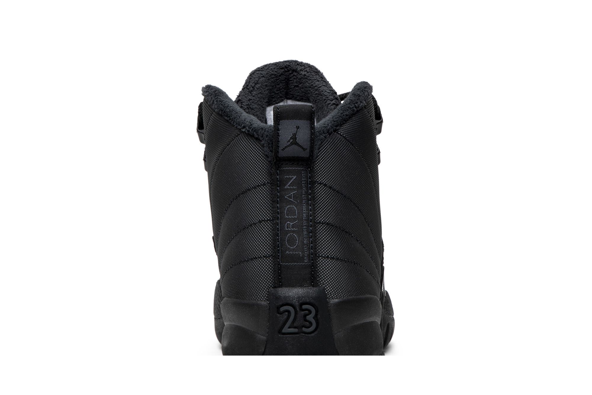 Buy Air Jordan 12 Retro Winterized GS Triple Black BQ6852 001 GOAT