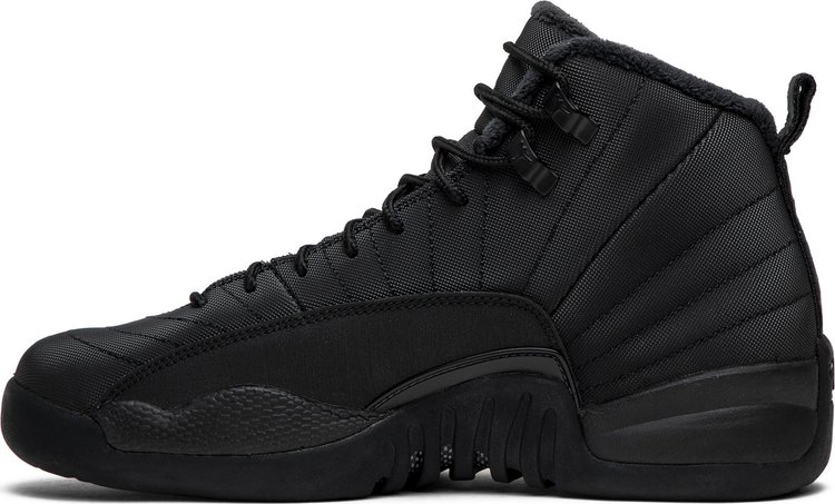 Air Jordan 12 Retro Winterized GS Triple Black