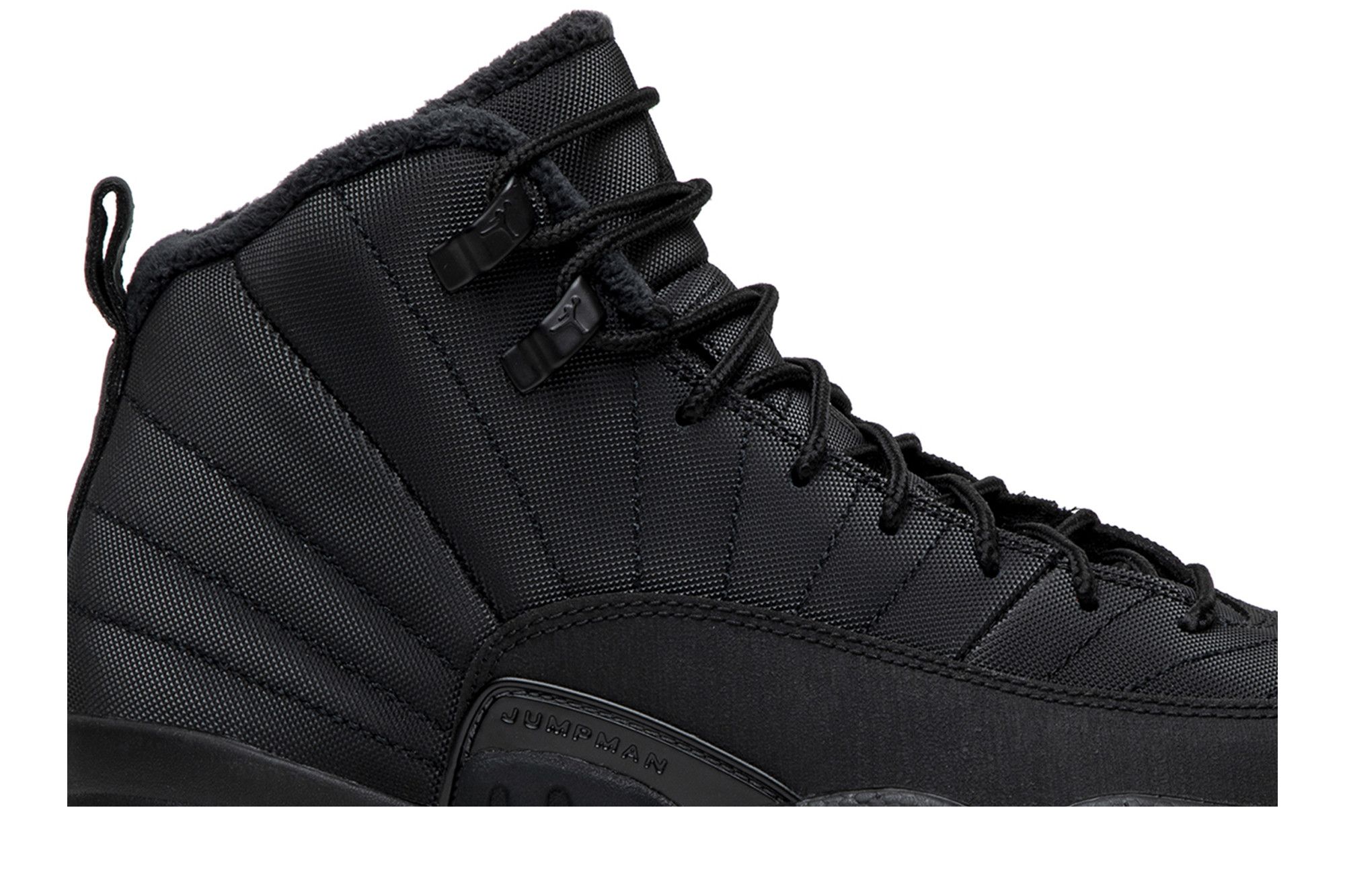 Buy Air Jordan 12 Retro Winterized GS Triple Black BQ6852 001 GOAT