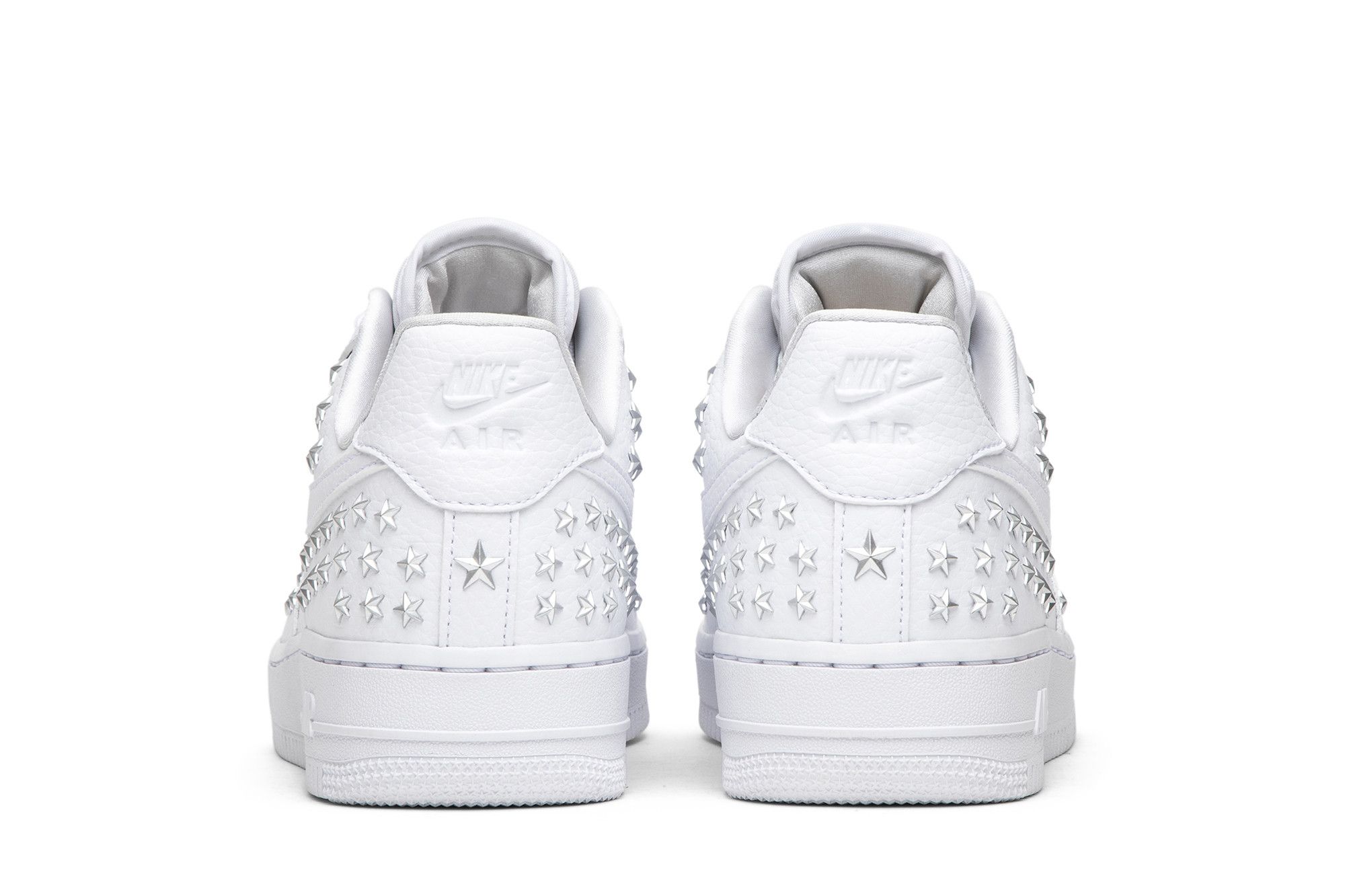 Nike air force 1 white studded outlet