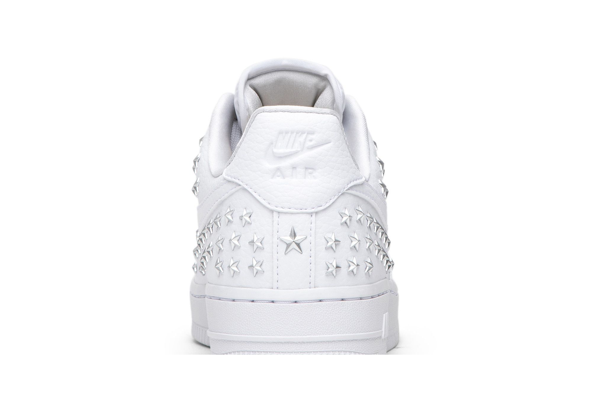Star studded air force 1 white on sale