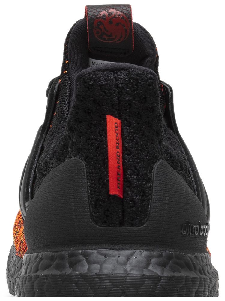 Game of Thrones x adidas UltraBoost 40 House Targaryen Dragons