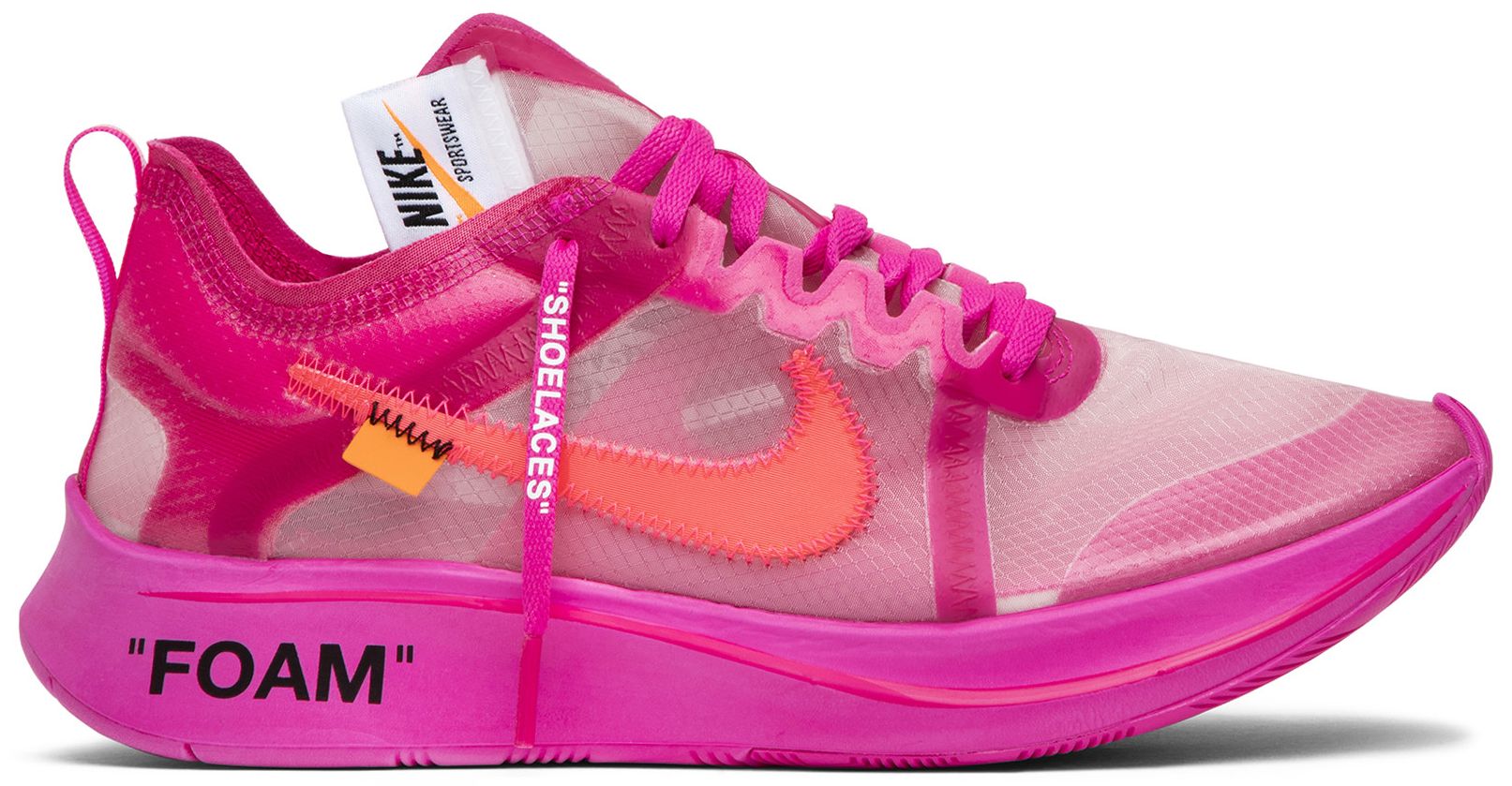 nike off white pink