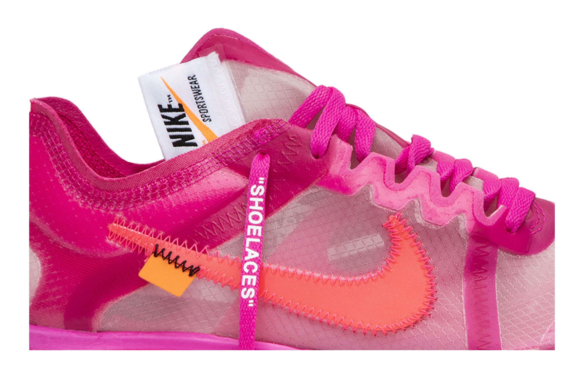 Off white zoom fly pink retail hot sale