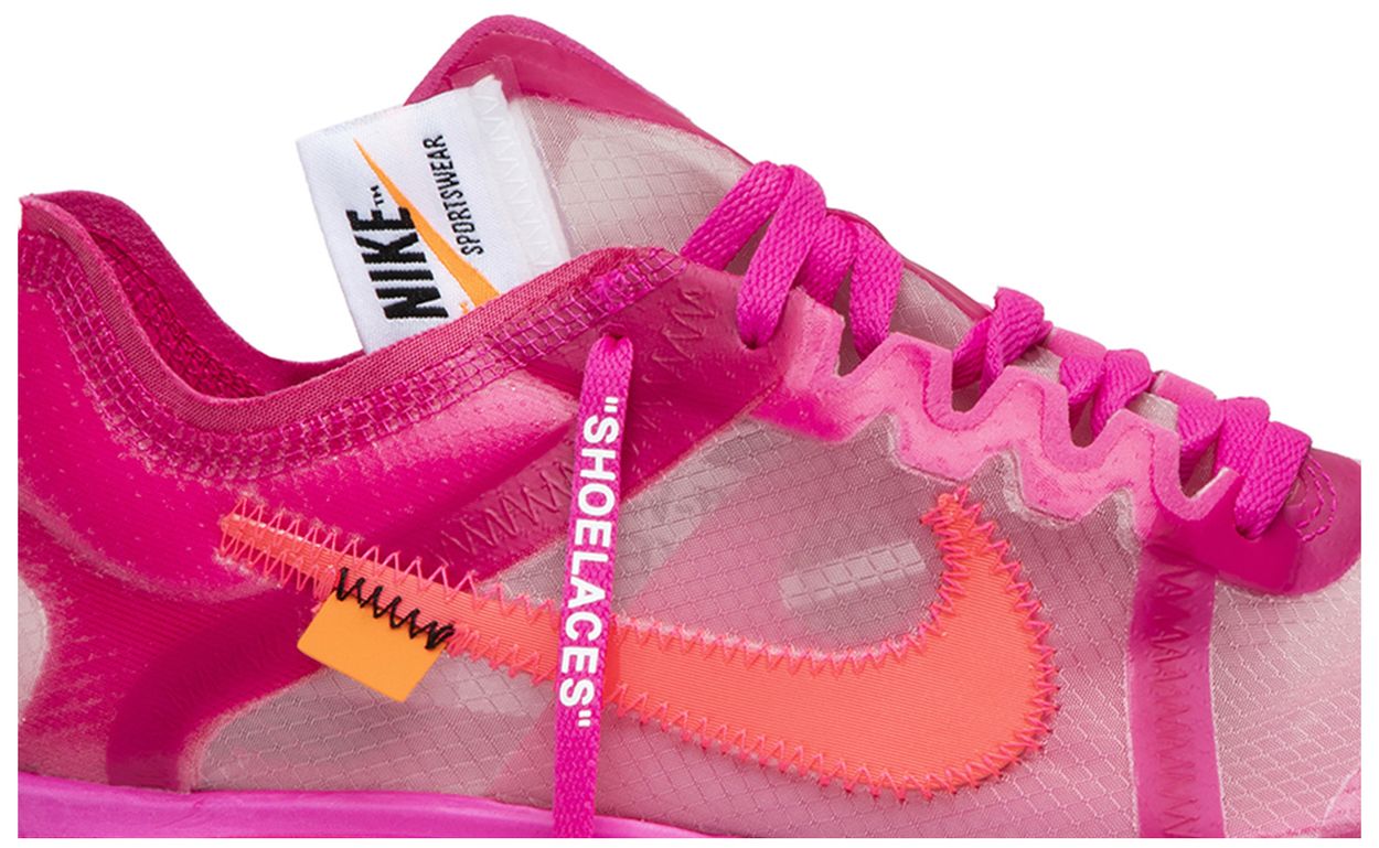 nike off white pink tulip